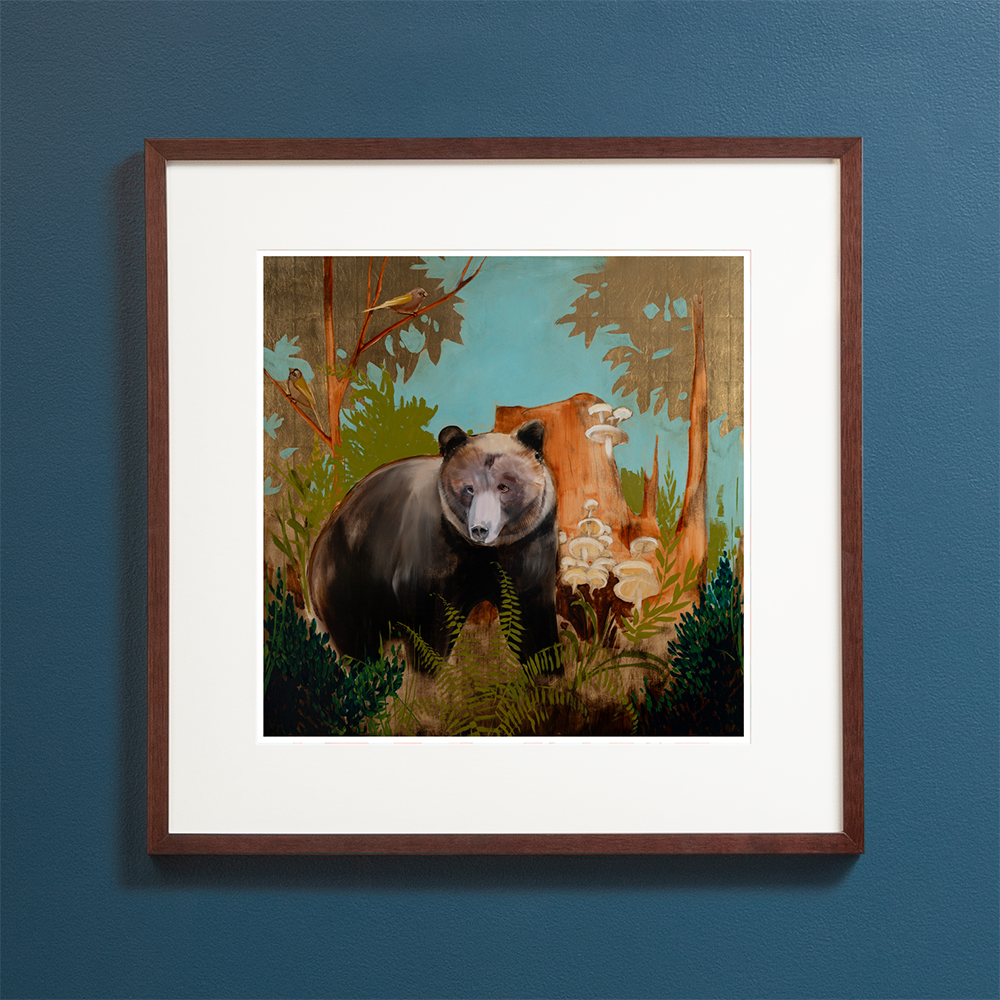 Bear on Blue