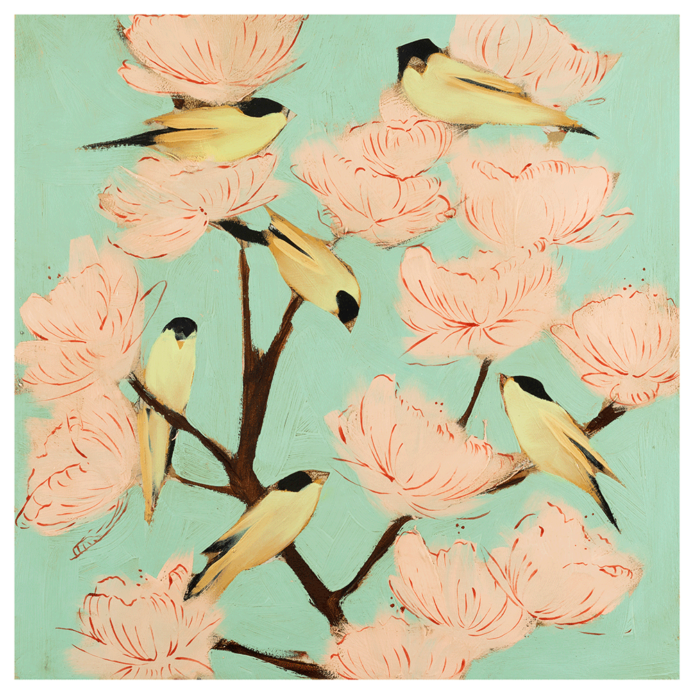 Blossoms & Finches