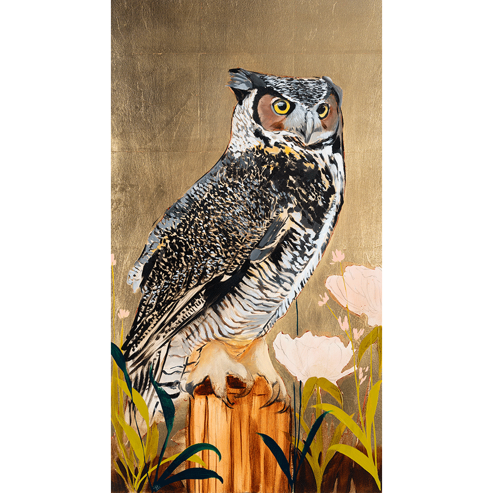 Great Horned Owl 32 x 18
