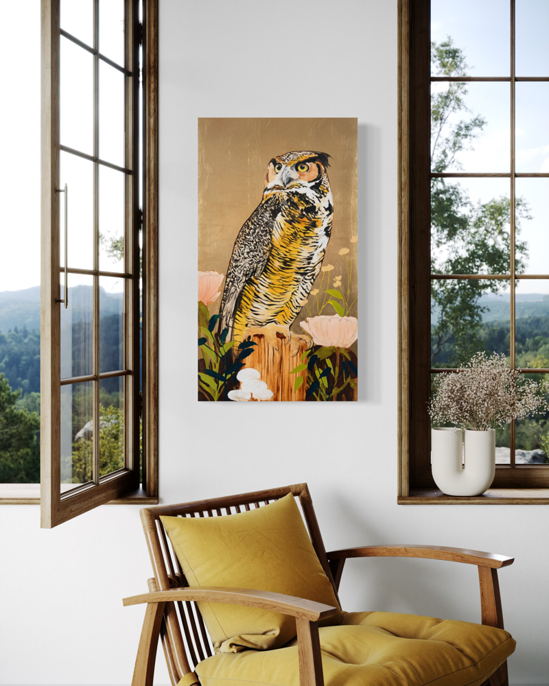 Great Horned Owl 32 x 18
