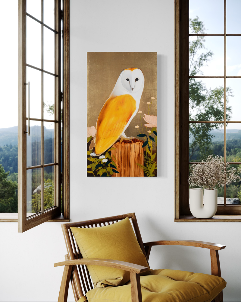 Barn Owl 32 x 18