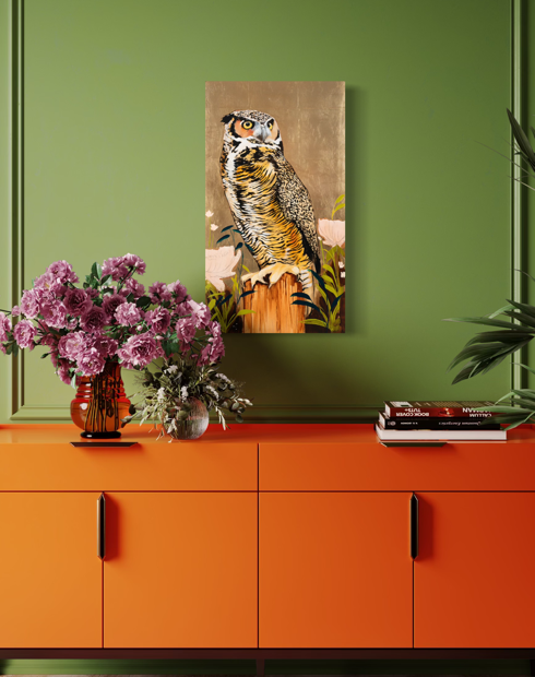 Great Horned Owl 32 x 18