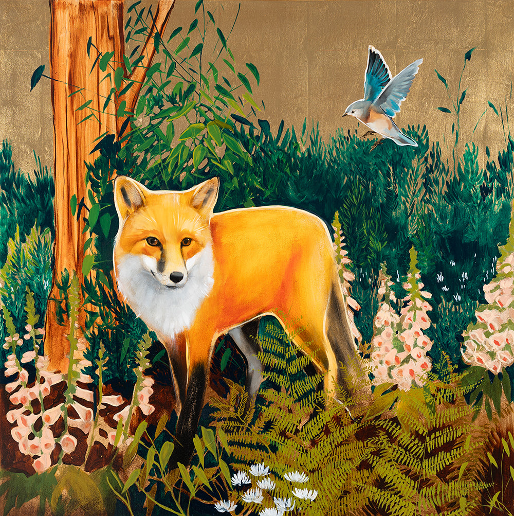 Fox and Foxgloves