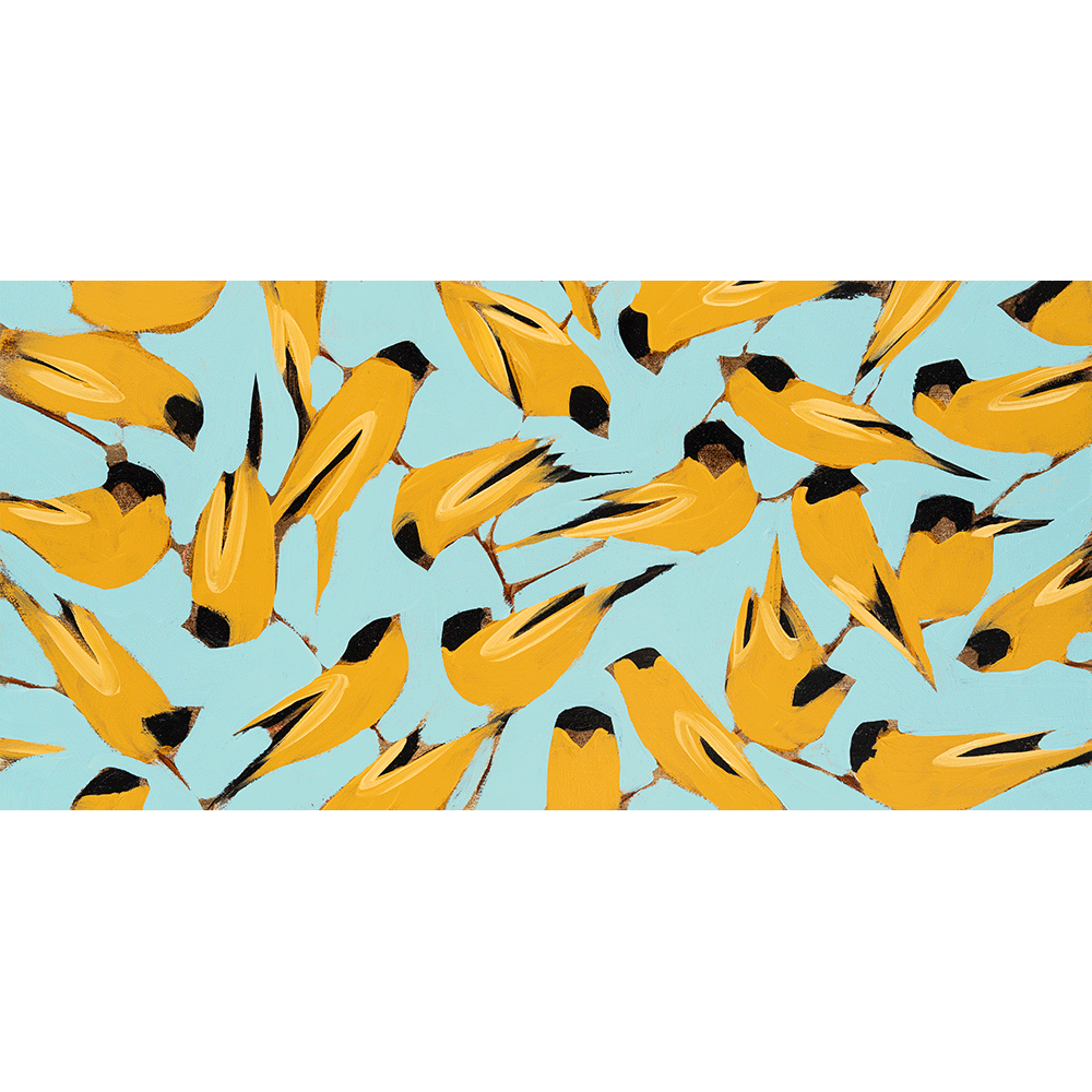 Goldfinches 12 x 24