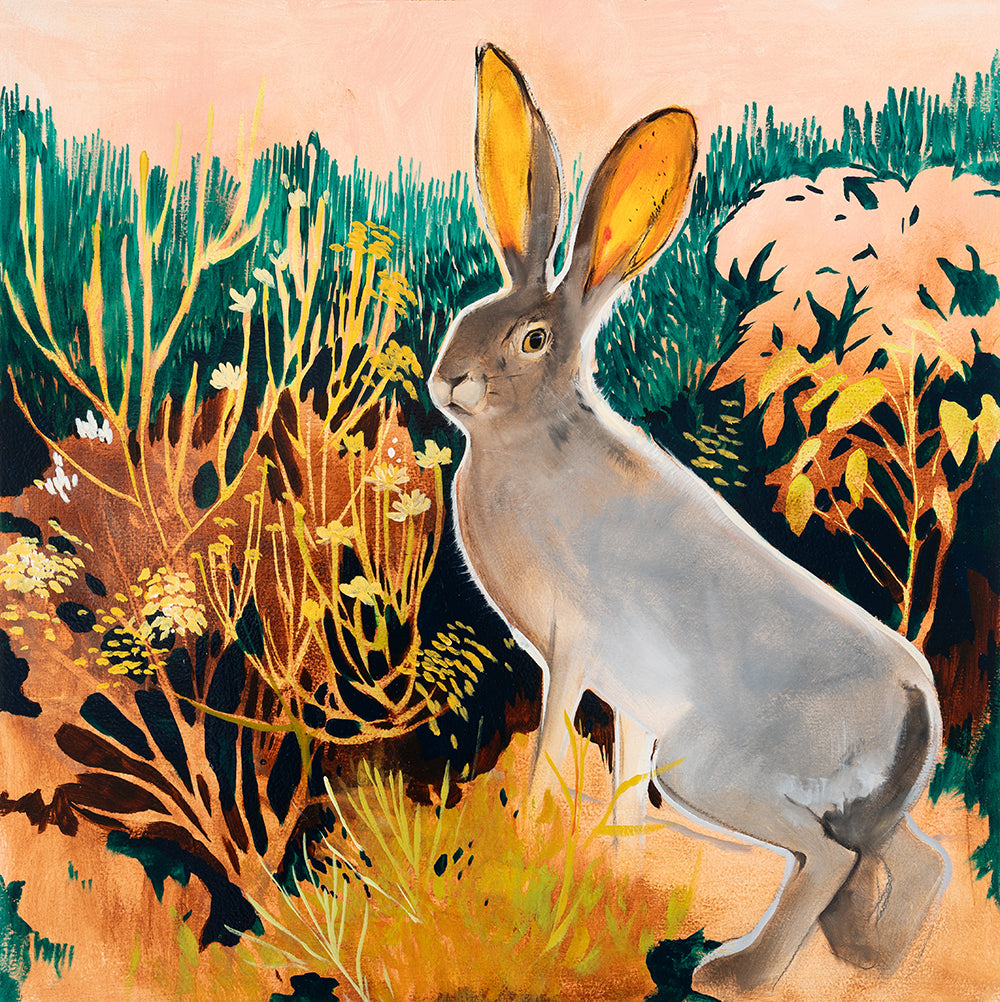 Santa Fe Hare 24 x 24