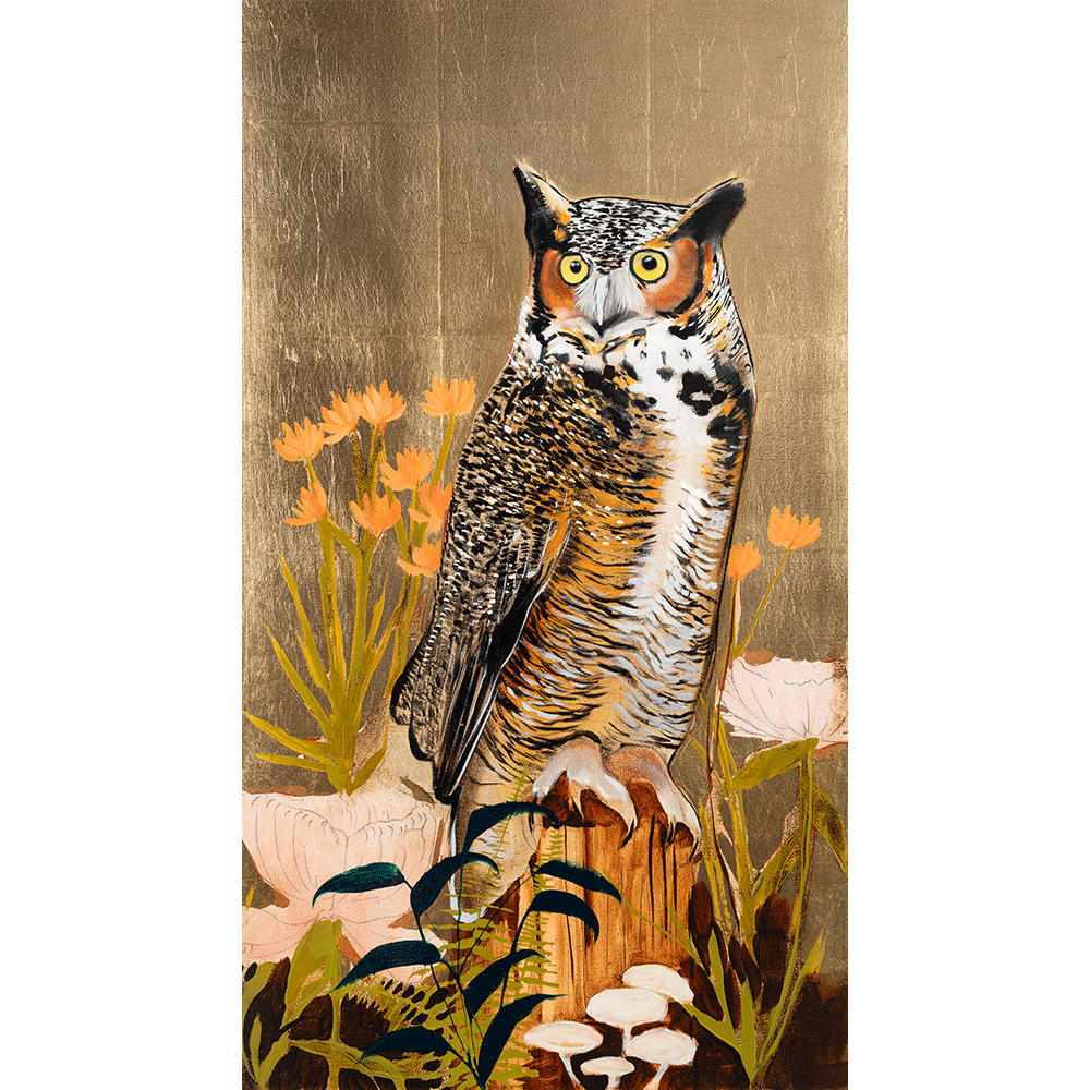 Great Horned Owl 32 x 18