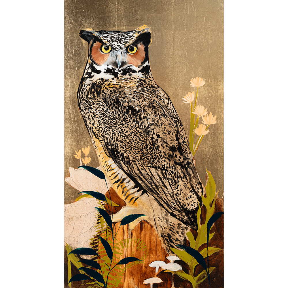 Great Horned Owl 32 x 18