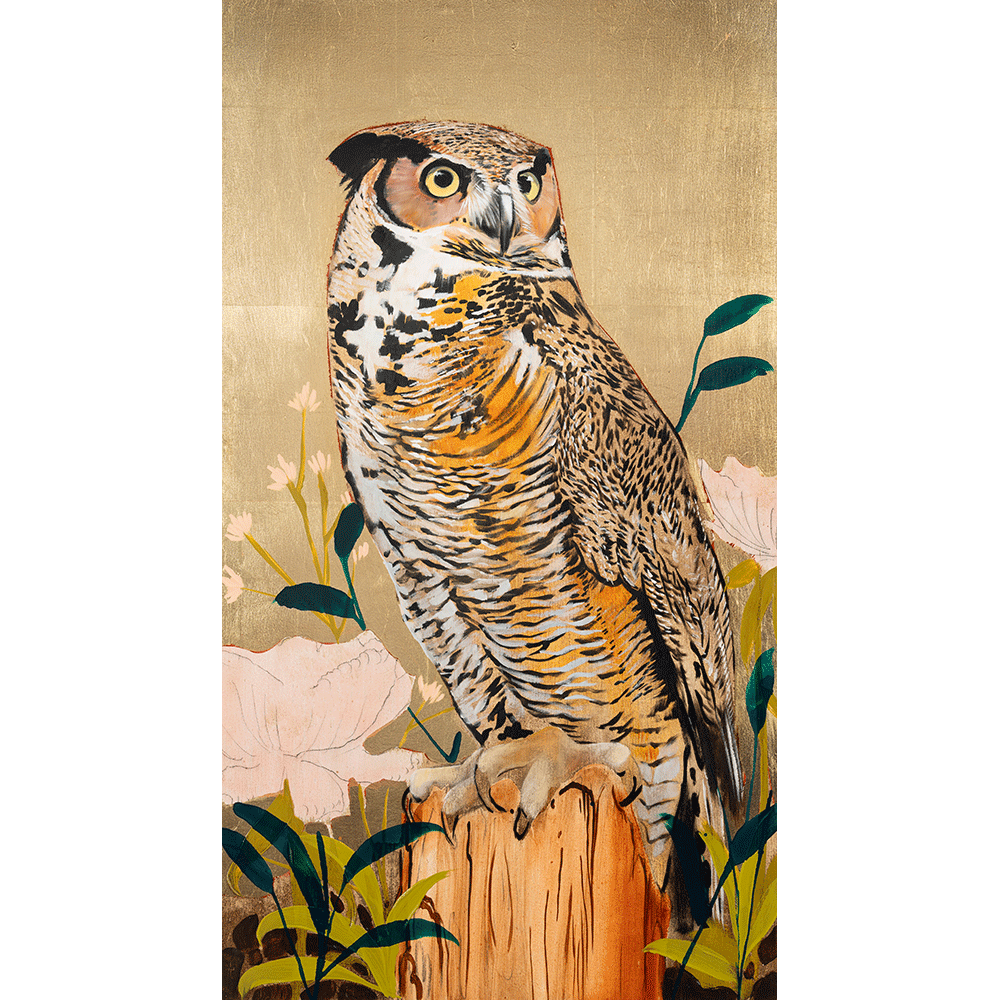 Great Horned Owl 32 x 18