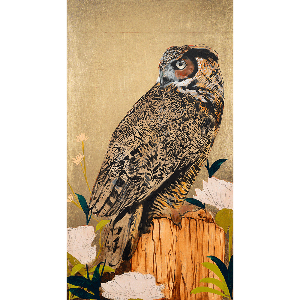 Great Horned Owl 32 x 18