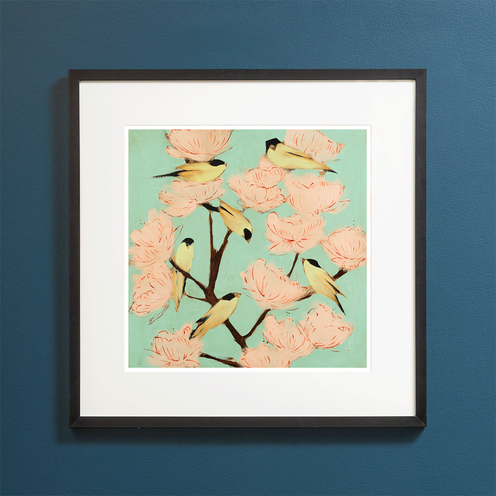 Blossoms & Finches