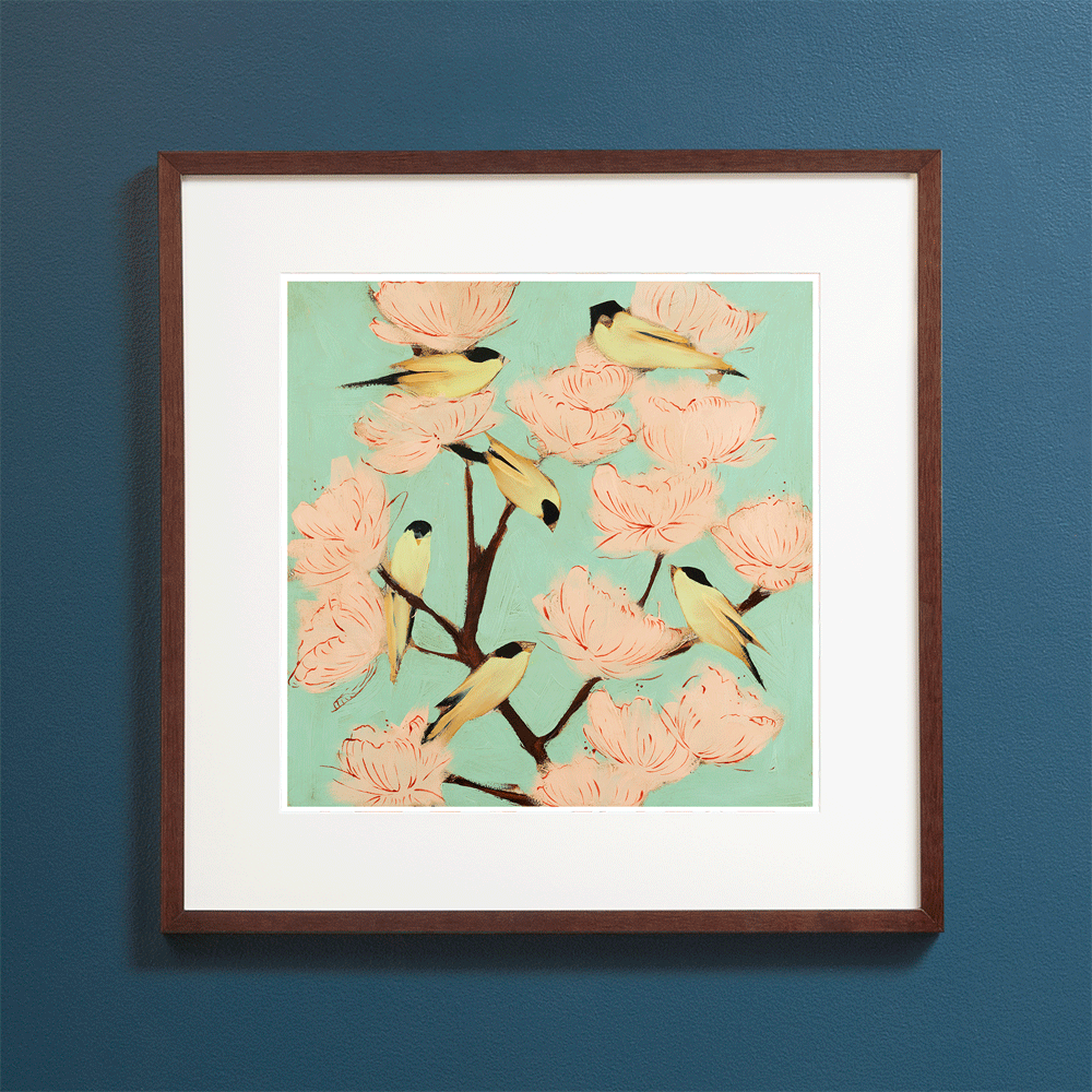 Blossoms & Finches