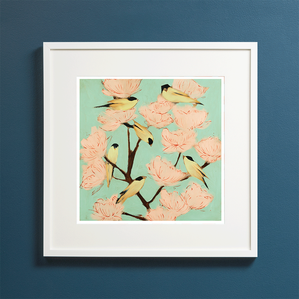 Blossoms & Finches